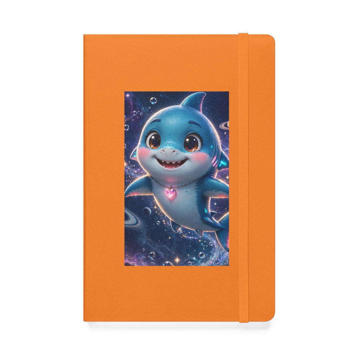 Finn — Shark Buddy — Kids Hardcover Notebook
