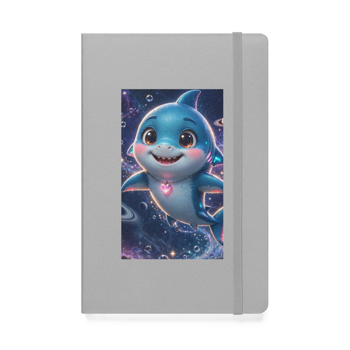 Finn — Shark Buddy — Kids Hardcover Notebook