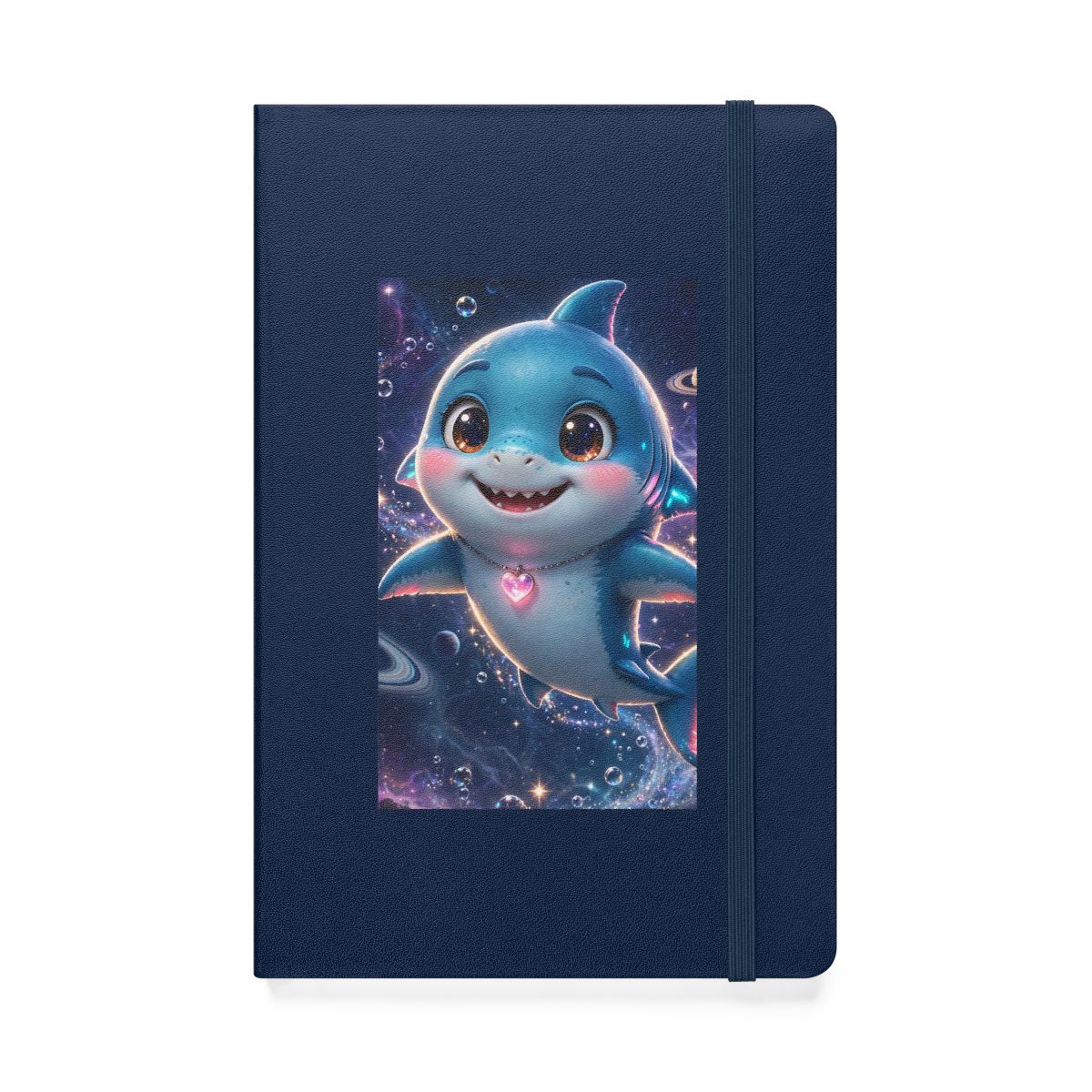 Finn — Shark Buddy — Kids Hardcover Notebook