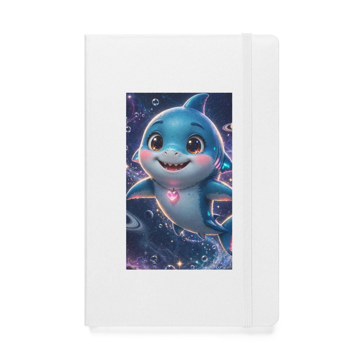 Finn — Shark Buddy — Kids Hardcover Notebook