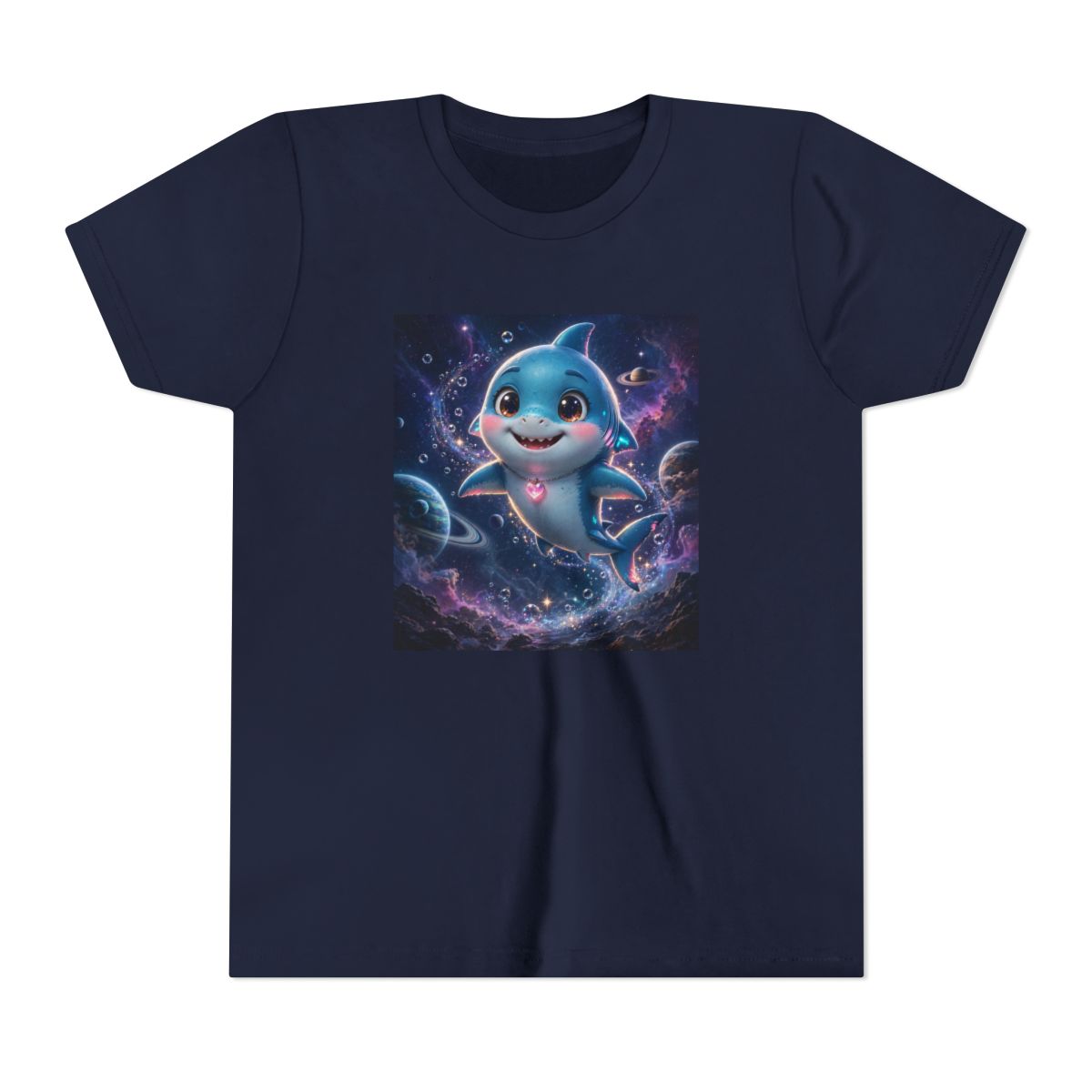 Finn — Shark Buddy — Kids Tee