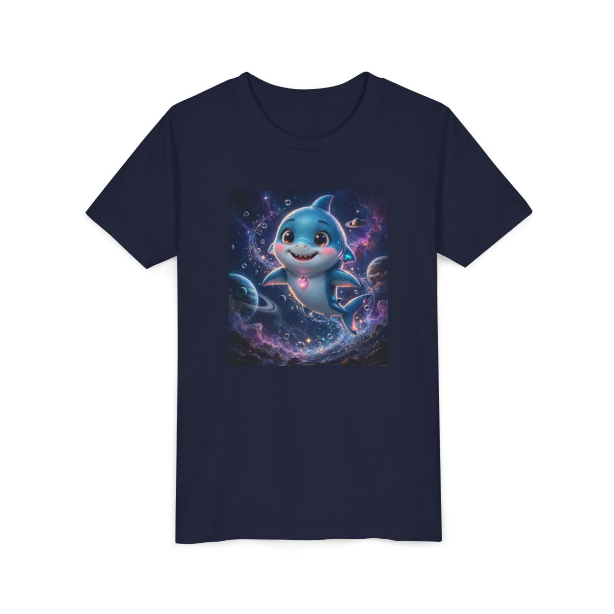 Finn — Shark Buddy — Kids Tee
